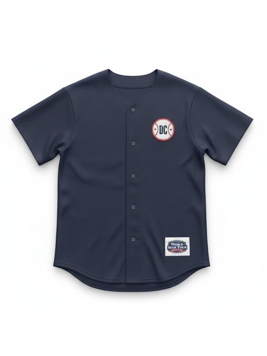 Old Chicago Other - Old Chicago World Beer Tour Jersey Navy Blue Mesh Men's Size XL Unisex